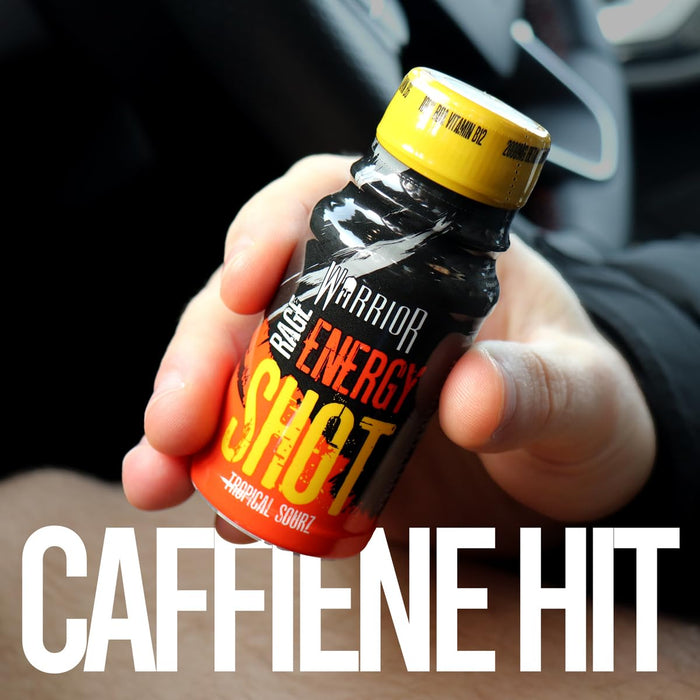 Rage Energy Shot, Blue Razz - 12 x 60 ml. - Pre & Post Workout at MySupplementShop by Warrior