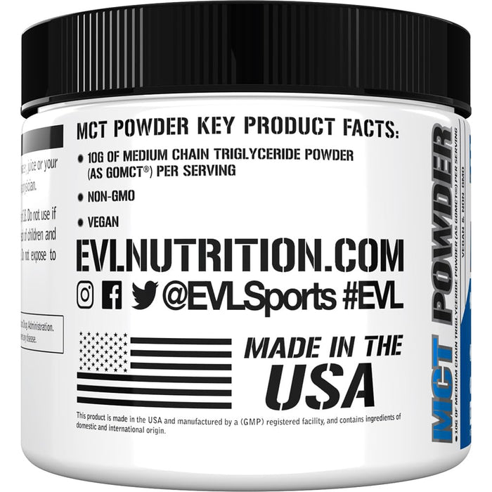 EVLution Nutrition MCT Powder, Unflavored - 200g - Combination Multivitamins & Minerals at MySupplementShop by EVLution Nutrition