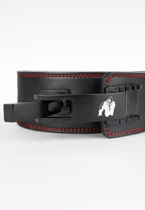 Gorilla Wear 4 Inch Premium Lever Belt Black - Weight Lifting Belts at MySupplementShop by GORILLA WEAR