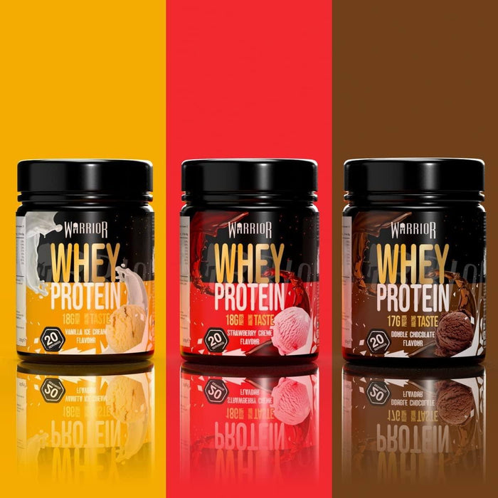 Whey Protein, Double Chocolate - 500g - Protein at MySupplementShop by Warrior