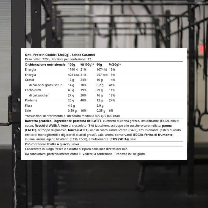 QNT Protein Cookie 12x60g