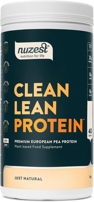 Nuzest Clean Lean Protein 1kg Just Natural 40 Servings - Sports Nutrition at MySupplementShop by Nuzest