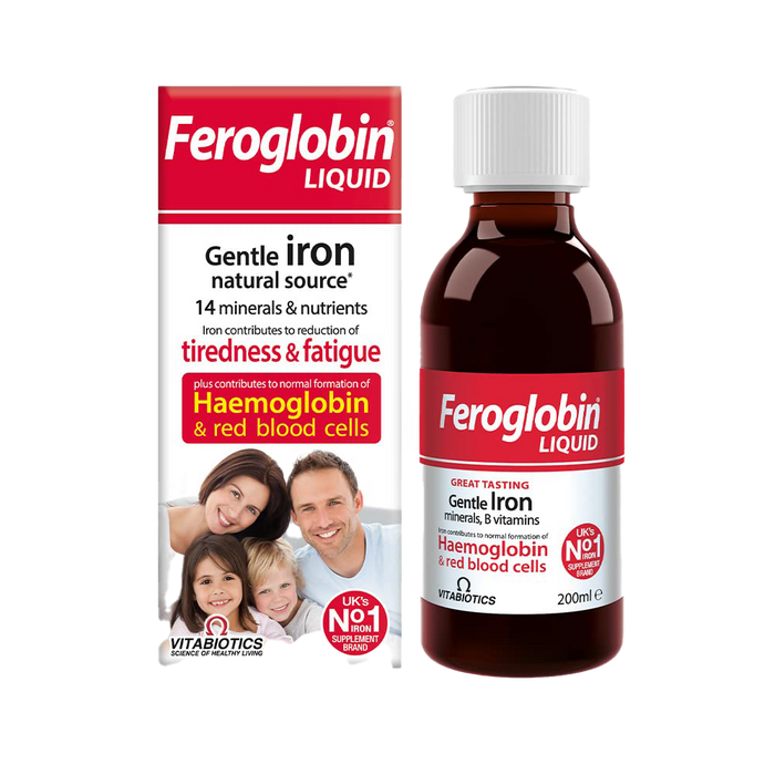 Vitabiotics Feroglobin Iron Liquid - 200ml