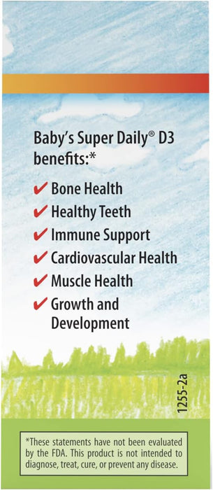 Carlson Labs Baby's Super Daily D3, 400 IU - 2.54ml 90 Drops - Sports Drink at MySupplementShop by Carlson Labs