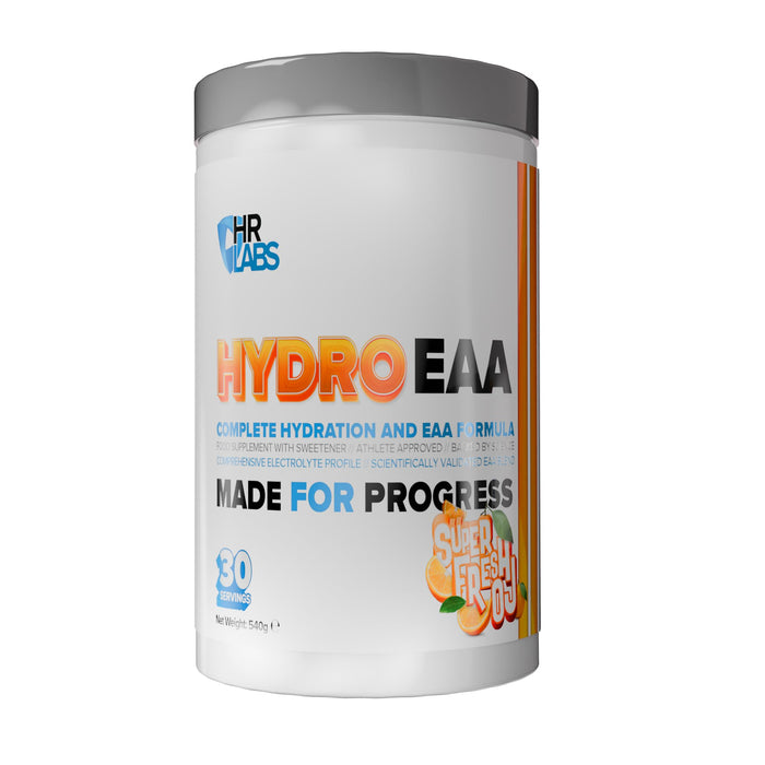 HR Labs HydroEAA 540g - Super Fresh OJ - Electrolyte Replacements at MySupplementShop by HR Labs