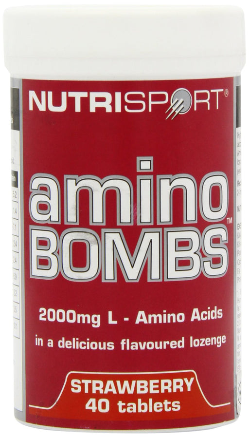 NutriSport Amino Bombs 40 Tablets - Strawberry - Sports Nutrition at MySupplementShop by NutriSport