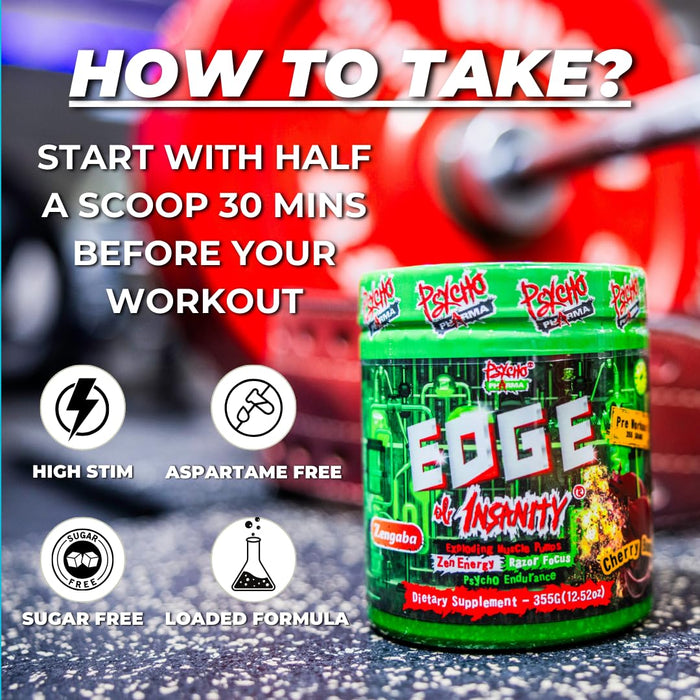 American Supps Psycho Pharma Edge of Insanity 300g