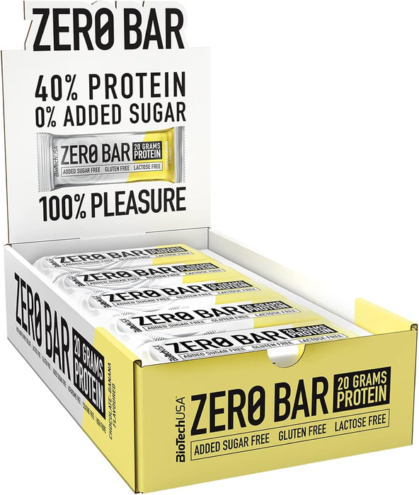 BioTechUSA Zero Bar - Choose Your Flavour 20 x 50g