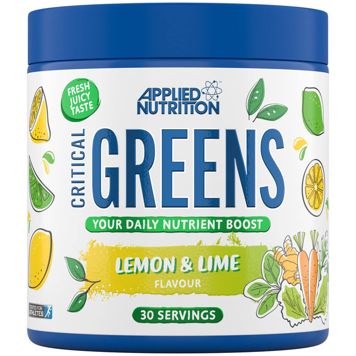 Applied Nutrition Critical Greens Lemon & Lime 150g: Refresh Your Wellness Routine - Health and Wellbeing at MySupplementShop by Applied Nutrition