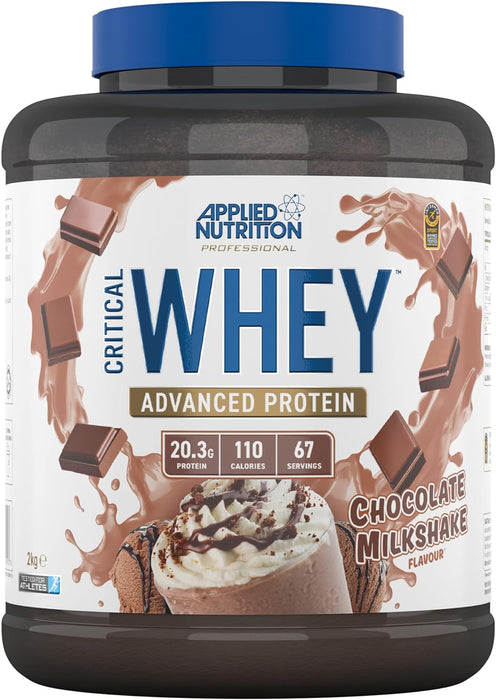 Applied Nutrition Critical Whey 2.27kg - Chocolate - Nutrition Drinks & Shakes at MySupplementShop by Applied Nutrition