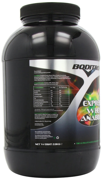 Boditronics Anabolic Whey 2.1kg - Whey Proteins at MySupplementShop by Boditronics