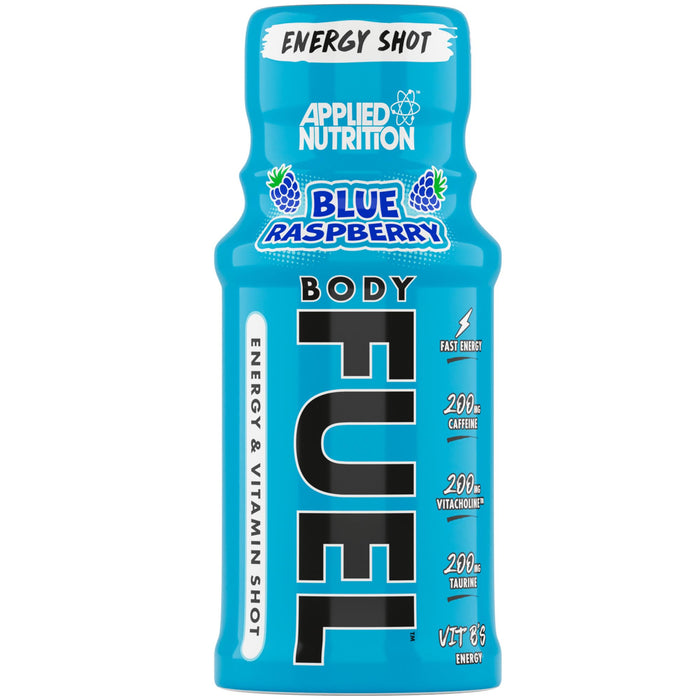 Applied Nutrition Body Fuel Energy Shots 12x60ml Blue Raspberry - Energy Drinks at MySupplementShop by Applied Nutrition