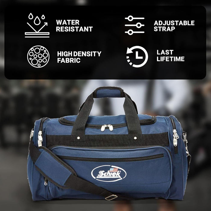 Schiek Deluxe Gym Bag - Bag at MySupplementShop by Schiek Sports