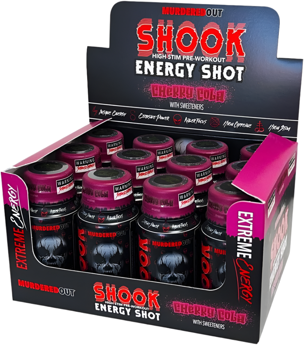 Murdered Out Shook Shot - Pre-Workout Shot 12x60ml