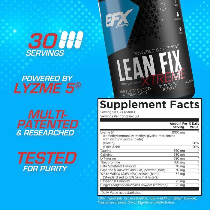 EFX Sports Lean Fix Xtreme - 90 caps