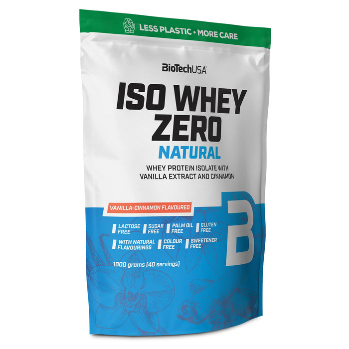 Iso Whey Zero Natural, Vanilla-Cinnamon - 1000g - Protein at MySupplementShop by BioTechUSA