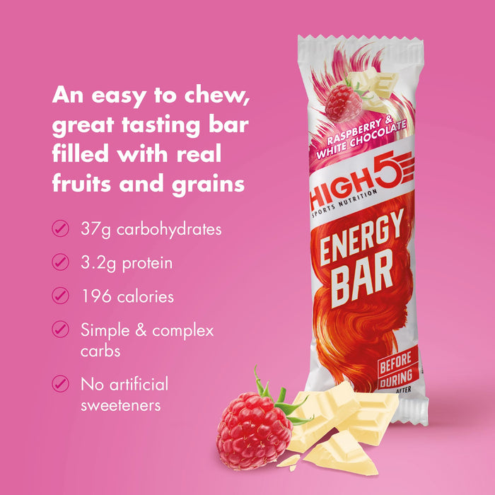 High5 Energy Bar 12 x 55g Bar - Endurance & Energy at MySupplementShop by HIGH5