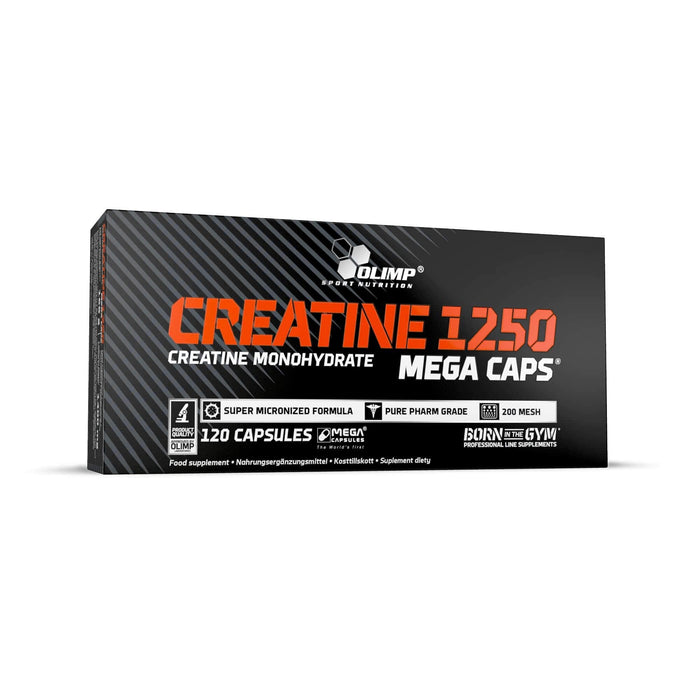 Olimp Nutrition Creatine 1250 Mega Capsules 120 Capsules - Creatine Capsules at MySupplementShop by Olimp Nutrition