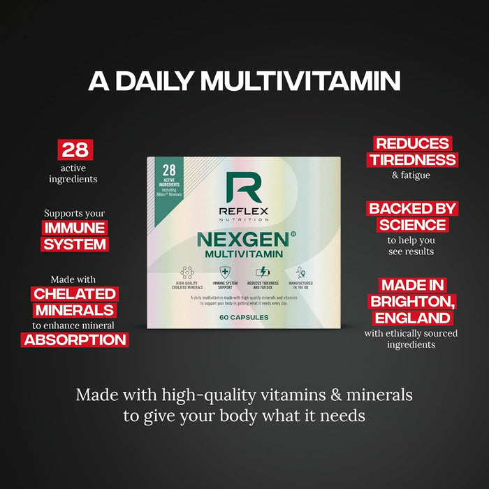 Reflex Nutrition Nexgen Sports Multivitamin - 60 caps
