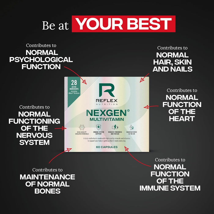 Reflex Nutrition Nexgen Sports Multivitamin - 60 caps
