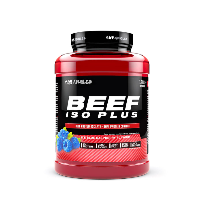 Outangled Beef Iso Plus 1.8kg - Ice Blue Raspberry - Beef Proteins at MySupplementShop by OUT ANGLED