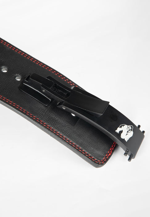 Gorilla Wear 4 Inch Premium Lever Belt Black - Weight Lifting Belts at MySupplementShop by GORILLA WEAR