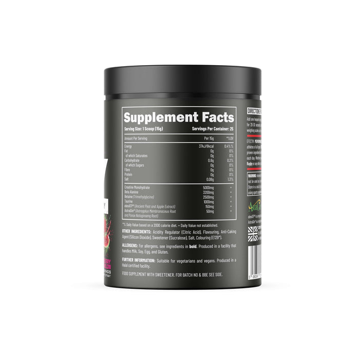 Efectiv Nutrition Performance Daily, Strawberry Watermelon - 375g - Creatine at MySupplementShop by Efectiv Nutrition