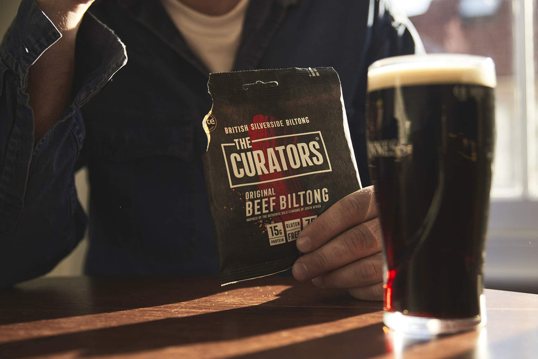 The Curators Beef Biltong 26g x 12 - Jerky at MySupplementShop by THE CURATORS