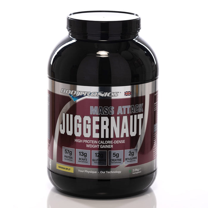 Mass Attack Juggernaut Banana Split 2Kg - Sports Nutrition at MySupplementShop by Boditronics