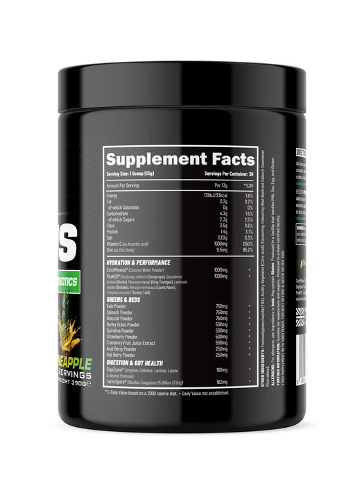 Efectiv Nutrition Performance Greens 390g - Herbal Supplement at MySupplementShop by Efectiv Nutrition