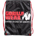 Gorilla Wear Drawstring Bag - Black/Red - Default Title - Clothing at MySupplementShop by Gorilla Wear