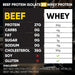 NXT Nutrition Beef Protein Isolate 1.8kg - Protein Powder at MySupplementShop by Nxt Nutrition