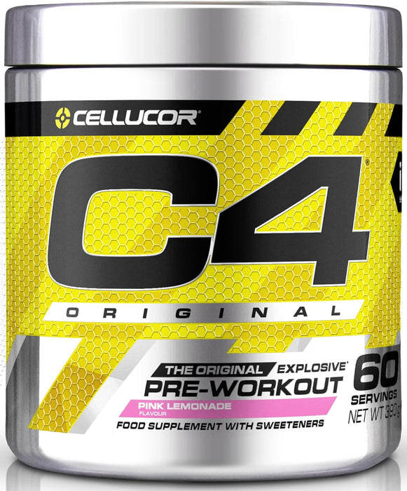 Cellucor C4® Original Pre-Workout 60 Servings - Pink Lemonade - Pre Workout at MySupplementShop by Cellucor C4