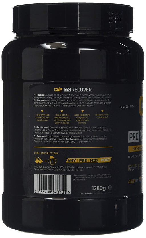 CNP Recover 1.28kg Strawberry - Recovery Shake at MySupplementShop by Cnp Professional