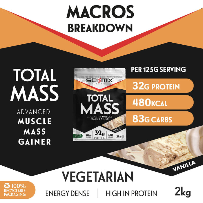 Sci-MX Gesamtmasse 2 kg Schokolade