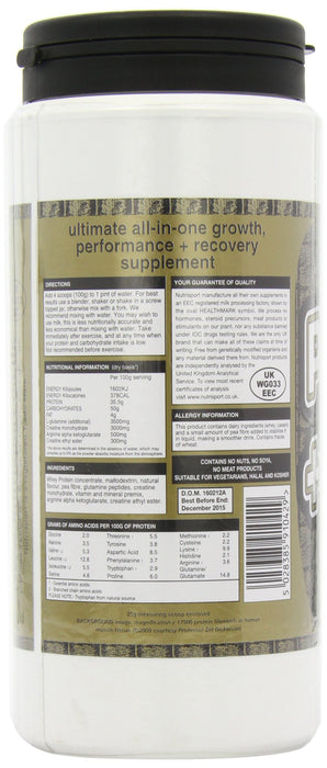 NutriSport Protein & Complex Carbs 700g Strawberry - Protein Supplement Powder at MySupplementShop by NutriSport
