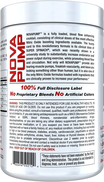 Innovapharm NovaPump Stim Free Pre Workout 320g