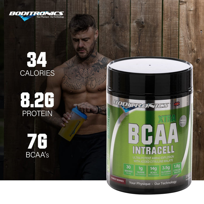 Boditronics BCAA Intracell Xtra 375g - Protein Blends at MySupplementShop by Boditronics