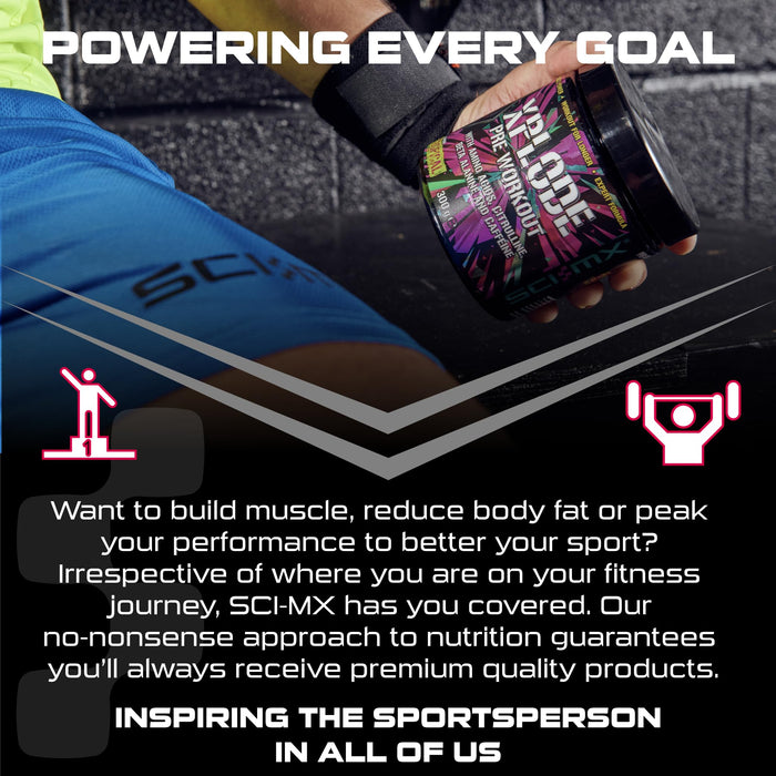 SCI-MX XPLODE Pre-Workout 300g - Beta-Alanine at MySupplementShop by SCI-MX