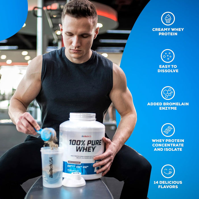 BioTechUSA 100% Pure Whey 2270 grams (2.27kg) - Protein at MySupplementShop by BioTechUSA