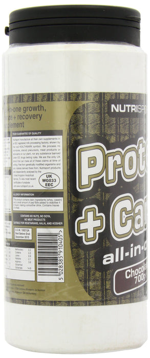 NutriSport Protein & Complex Carbs 700g Chocolate - Protein Supplement Powder at MySupplementShop by NutriSport