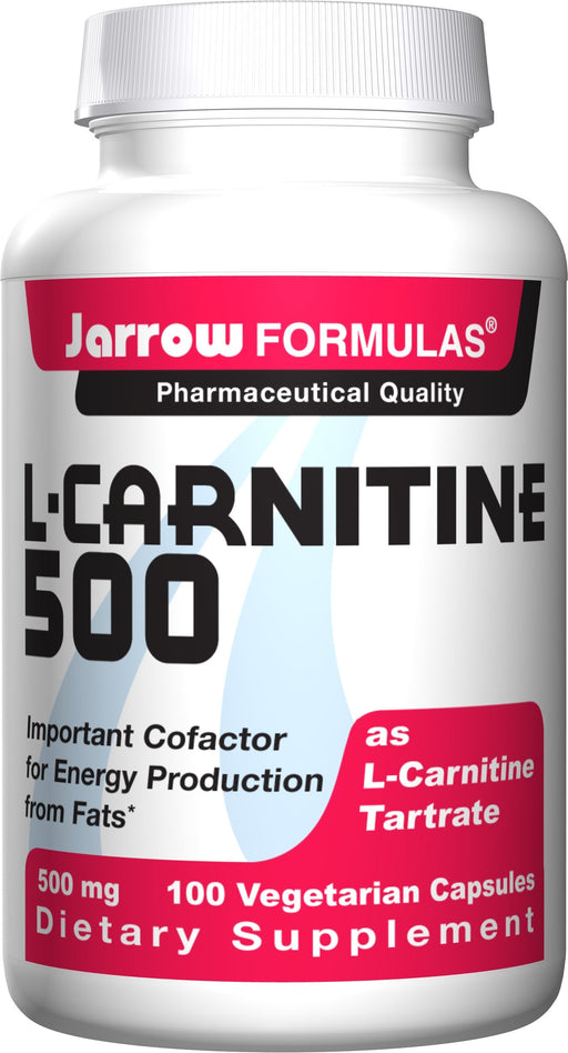 Jarrow Formulas L-Carnitine, 500mg - 100 caps - Slimming and Weight Management at MySupplementShop by Jarrow Formulas