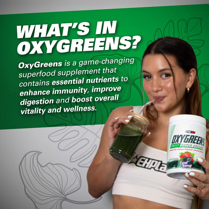 EHP Labs OxyGreens 30 Servings - Spirulina at MySupplementShop by Ehp Labs