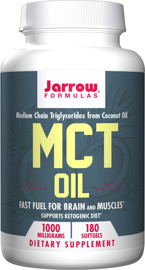 Jarrow Formulas MCT Oil, 1000mg - 180 softgels - Sports Supplements at MySupplementShop by Jarrow Formulas