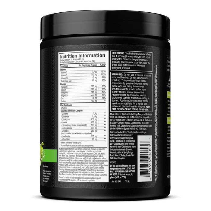 MuscleTech Platinum 100% EAA+, Sour Apple 401g - Sports & Energy Drink Mixes at MySupplementShop by MuscleTech