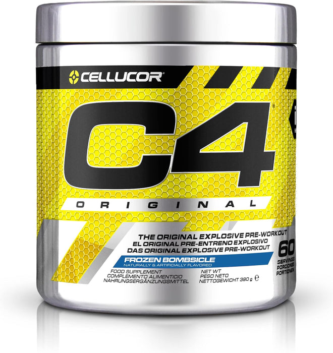 Cellucor C4® Original Pre-Workout 60 Servings - Frozen Bombsicle - Pre Workout at MySupplementShop by Cellucor C4