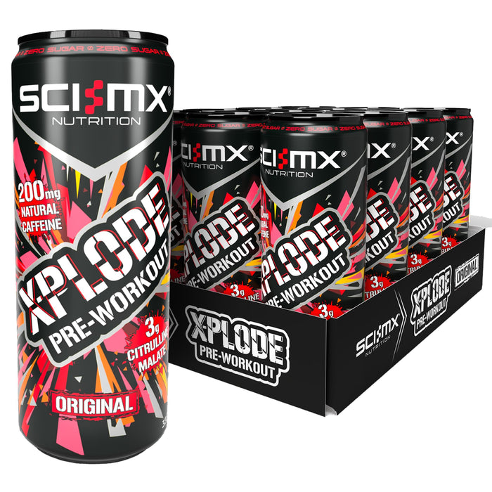 SCI-MX X-PLODE Pre-Workout Energy Drink 12x330ml - Diet Shakes at MySupplementShop by SCI-MX