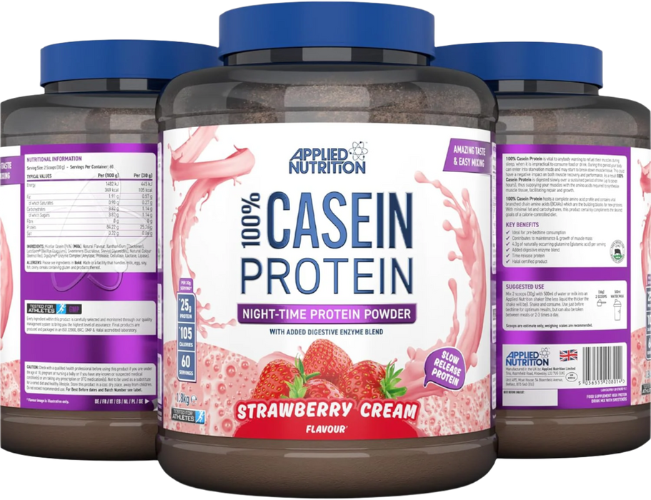Applied Nutrition Casein 1,8 kg Erdbeere