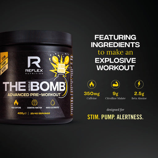 Reflex Nutrition The Muscle Bomb 400g - Beta-Alanine at MySupplementShop by Reflex Nutrition