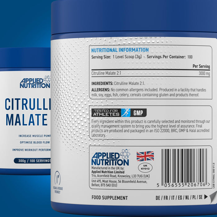 Applied Nutrition Citrulline Malate - L-Citrulline at MySupplementShop by Applied Nutrition